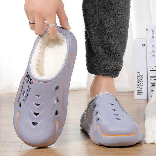 Men's Plush - Lined Warm Clog - AxenBox
