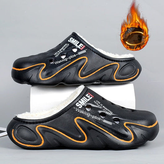 Men's Plush - Lined Warm Clog - AxenBox