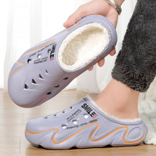 Men's Plush - Lined Warm Clog - AxenBox