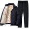 Stilvolles, warmes Herren-Zweiteiler-Set aus Jacke und Hose