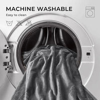 Midnight Comfort Waterproof Black Throw - AxenBox