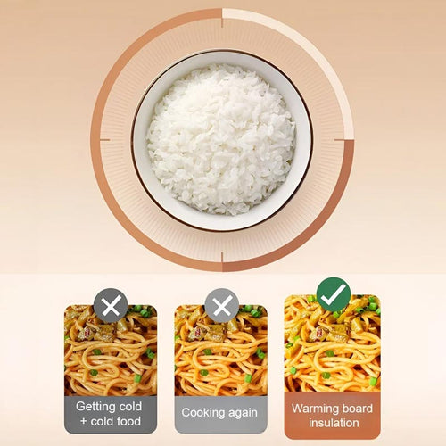 Multifunktionale, intelligente Speisenwärmplatte mit konstanter Temperatur – Tolles Geschenk