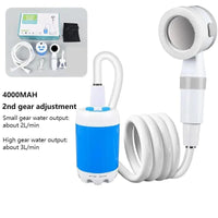 Portable Camping Shower – Rechargeable, Fast Charging, Lightweight & Easy to Use - AxenBox