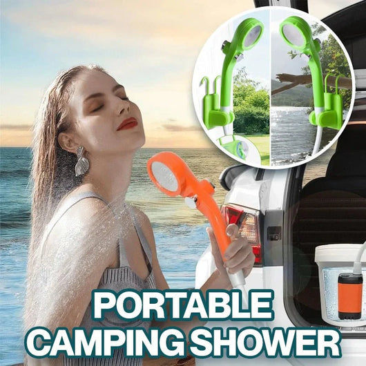 Portable Camping Shower – Rechargeable, Fast Charging, Lightweight & Easy to Use - AxenBox