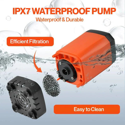 Tragbare Campingdusche – Wiederaufladbar, Schnellladefunktion, Leichtgewicht und einfache Bedienung