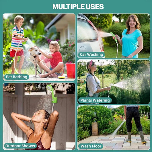 Portable Camping Shower – Rechargeable, Fast Charging, Lightweight & Easy to Use - AxenBox