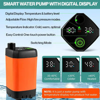 Portable Camping Shower – Rechargeable, Fast Charging, Lightweight & Easy to Use - AxenBox