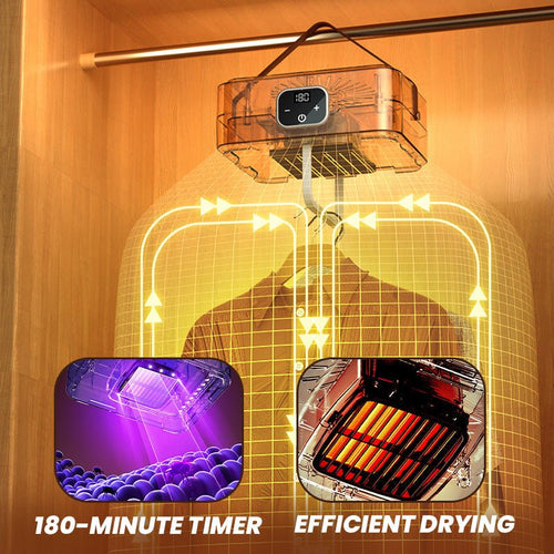 Tragbarer, faltbarer Wäschetrockner mit Trockentasche