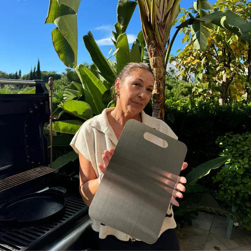 Schneidebrett aus reinem Titan 