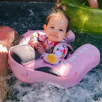 Smart Swim Trainer, Baby Pool Float With Canopy and Solid Swimming Waist Ring - AxenBox