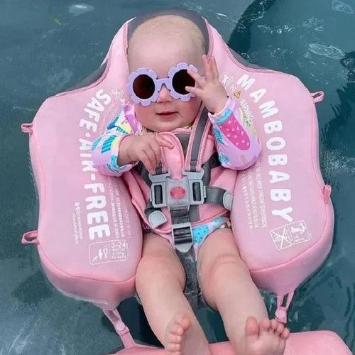 Intelligenter Schwimmtrainer, Baby-Pool-Schwimmring mit Sonnendach und festem Schwimmgürtel