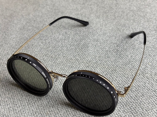 Stilvolle, verstellbare polarisierte Sonnenbrille mit ND-Filter – Handgefertigtes Retro-Design für Damen und Herren.