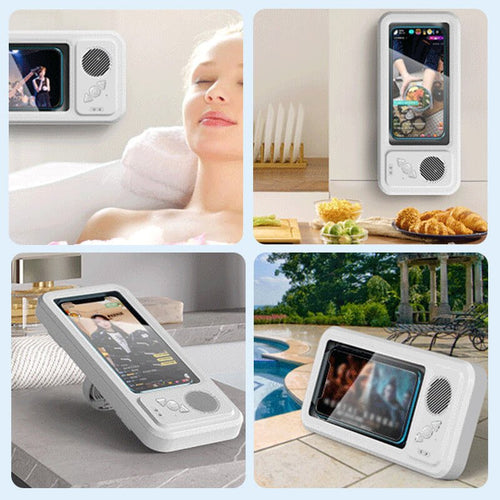 Wasserdichte Handyhülle mit Bluetooth-Lautsprecher