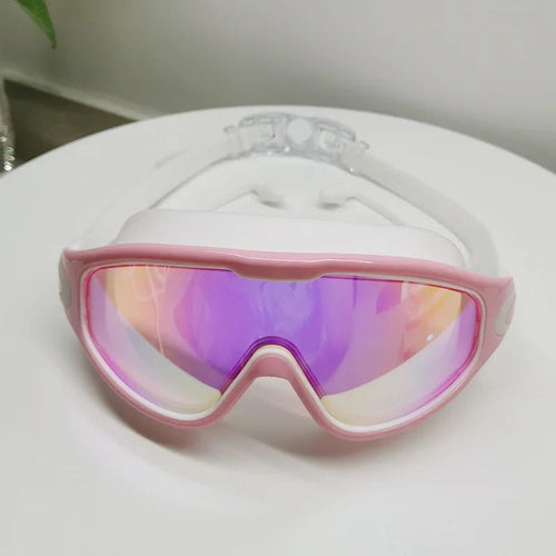 Weitwinkel-Schwimmbrille mit Antibeschlag- und UV-Schutz 