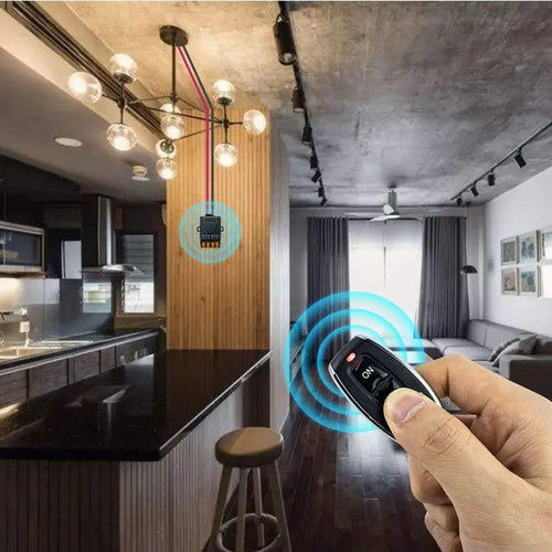 Drahtloses Fernbedienungs-Schalter- und Empfängerset, keine Verkabelung erforderlich 